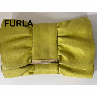 フルラ(Furla)のフルラ　クラッチバック　イエローグリーン(クラッチバッグ)