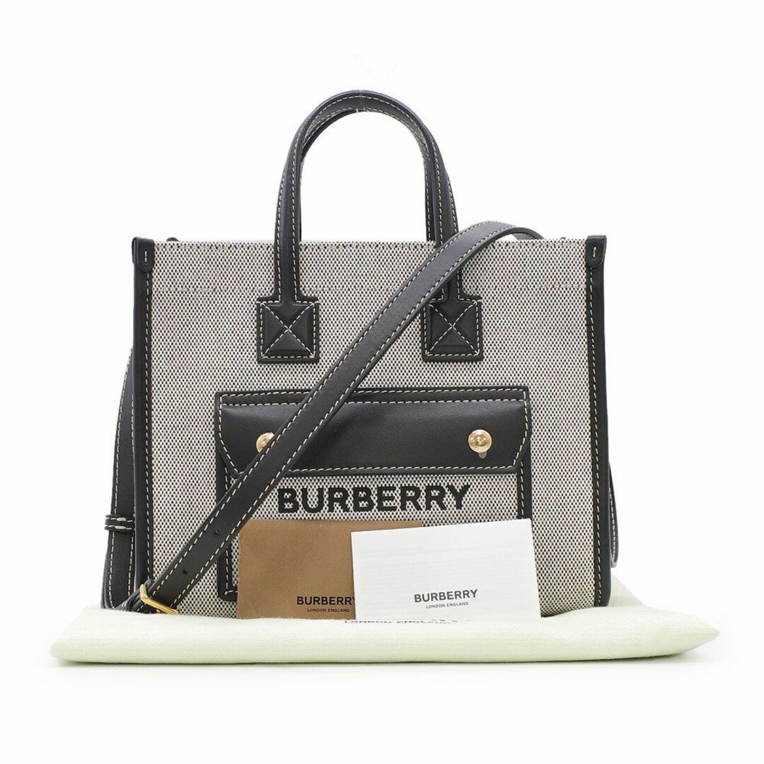 BURBERRY - 未使用品 バーバリー ミニ フレヤトート ショルダーバッグ