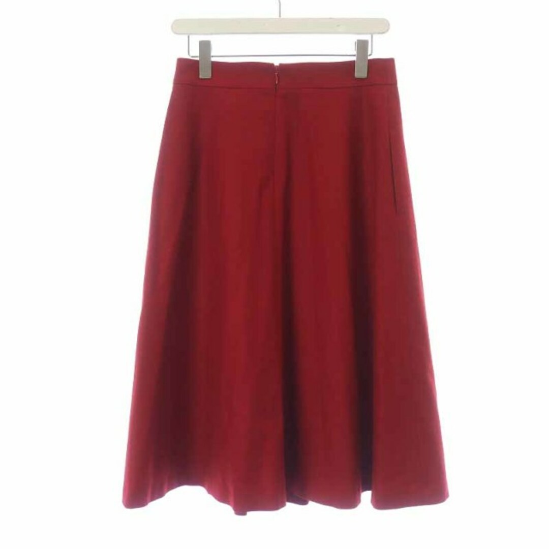 23区(ニジュウサンク)の23区 オンワード樫山 フレアスカート マキシ ロング ウール 38 M 赤 レディースのスカート(ロングスカート)の商品写真