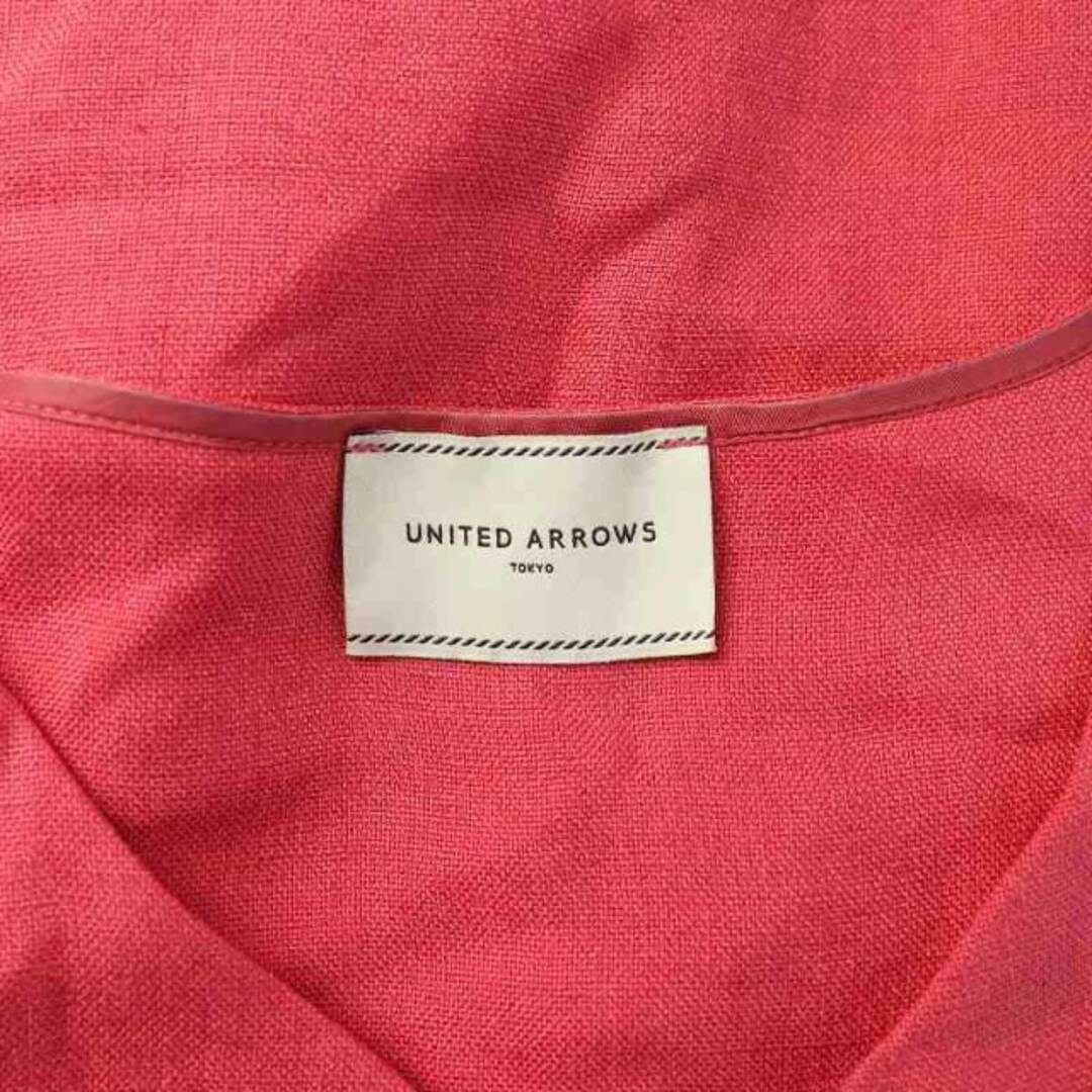 UNITED ARROWS(ユナイテッドアローズ)のユナイテッドアローズ セットアップ ブラウス タイトスカート 36 S ピンク レディースのトップス(シャツ/ブラウス(半袖/袖なし))の商品写真