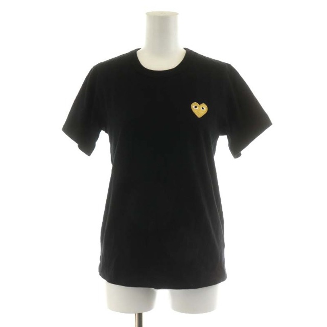 プレイコムデギャルソン AD2019 Tシャツ カットソー M ゴールド色 黒