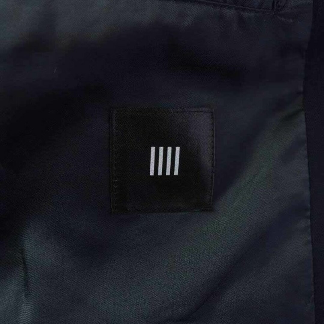スーツセレクト 2釦シングルスーツ 0タック ジャケット パンツ AB6 L 紺 4