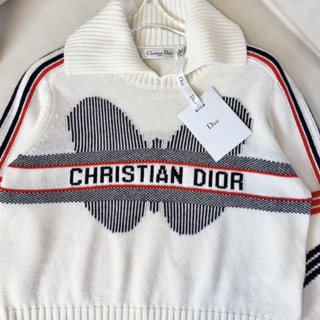 <<♡Dior >>♥美品♥蝶刺繍ニット ディオール