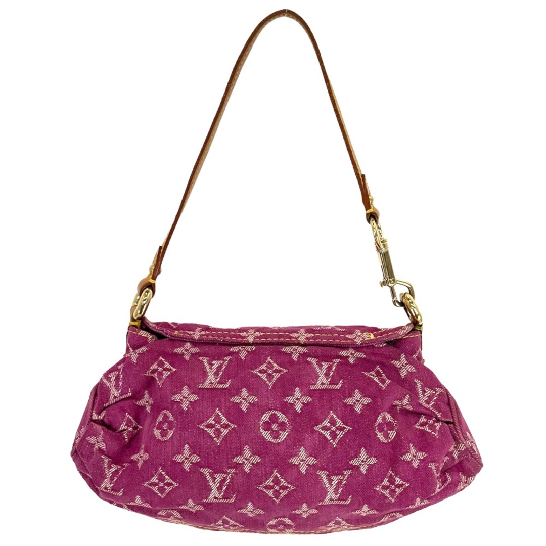 LOUIS VUITTON - LOUIS VUITTON ルイヴィトン ハンドバッグ モノグラム ... LOUIS VUITTON ルイヴィトン ハンドバッグ モノグラムデニム ミニプリーティ ミニバッグ 小さめ 鞄 かばん M95216 ピンク ゴールド金具 レディース【品】