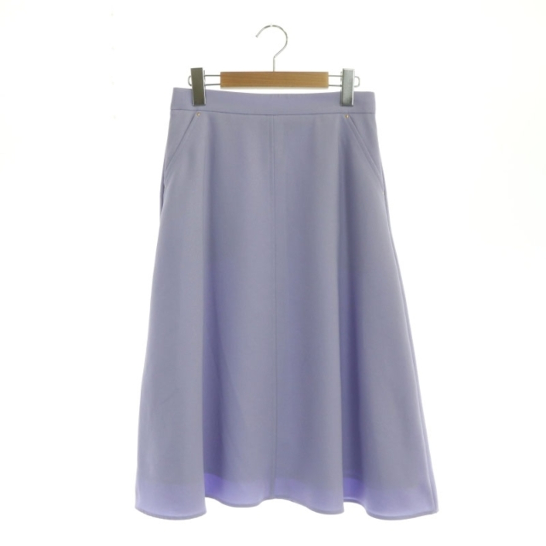 NOLLEY'S(ノーリーズ)のノーリーズ Nolley's フレアスカート ロング M 紫 パープル レディースのスカート(ロングスカート)の商品写真
