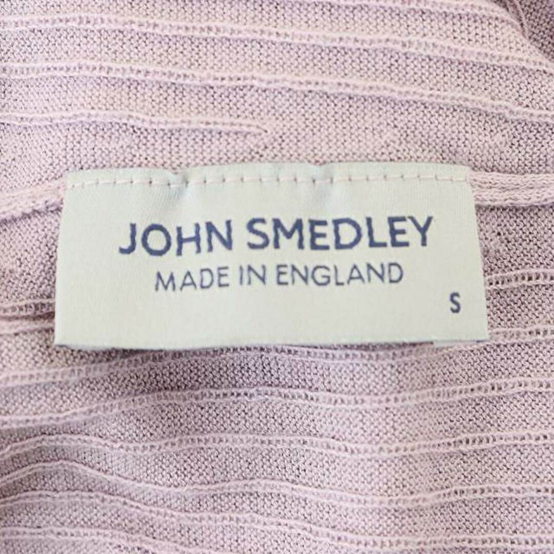 JOHN SMEDLEY(ジョンスメドレー)のジョンスメドレー コットンUネックニット カットソー 五分袖 プルオーバー レディースのトップス(ニット/セーター)の商品写真