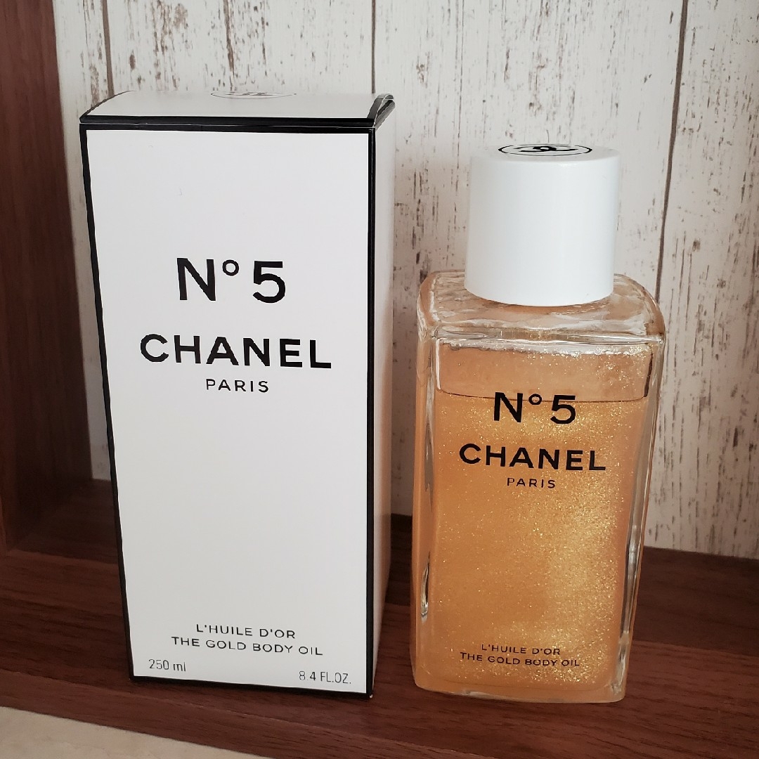 CHANEL - シャネル N°5ザゴールドボディオイルの通販 by しのりん's