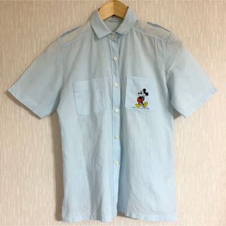 ディズニー(Disney)の匿名配送　オールドミッキー　コットンシャツ(シャツ/ブラウス(半袖/袖なし))