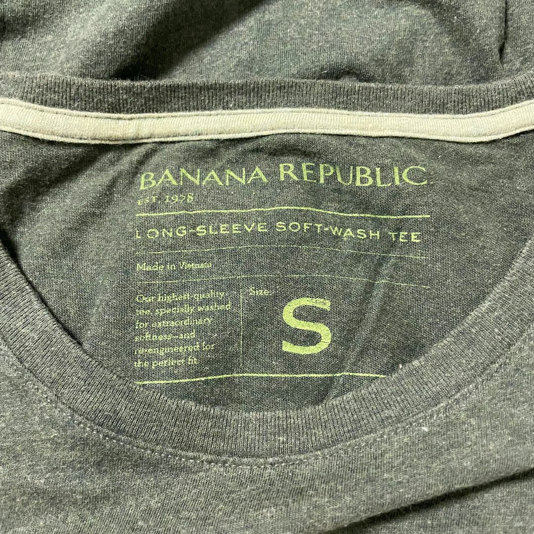 Banana Republic(バナナリパブリック)の美品　BANANAREPUBLIC　Tシャツ　S メンズのトップス(Tシャツ/カットソー(七分/長袖))の商品写真