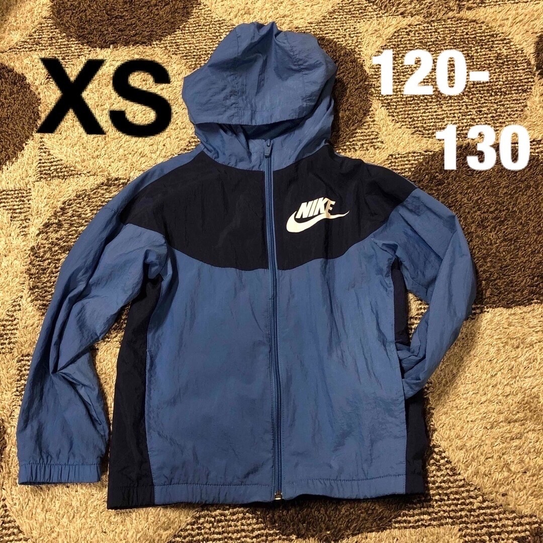 NIKE(ナイキ)のNIKE ナイキ　ウインド ブレイカー　ジャケット XS 110 120 130 キッズ/ベビー/マタニティのキッズ服女の子用(90cm~)(ジャケット/上着)の商品写真