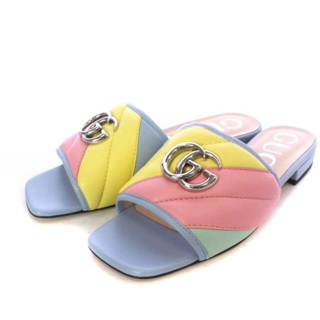 Gucci - グッチ サンダル ミュール フラット 35 マルチカラー 629934の