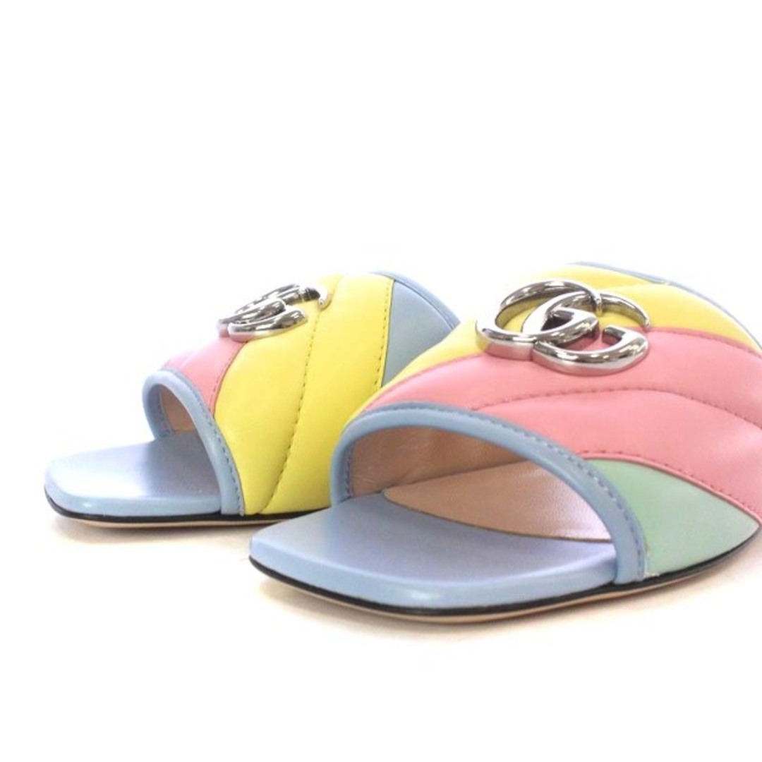 Gucci - グッチ サンダル ミュール フラット 35 マルチカラー 629934の