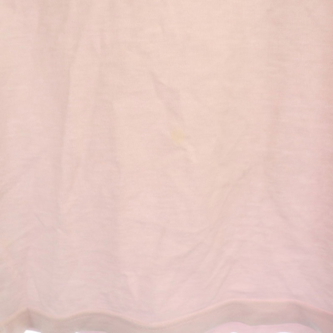BURBERRY BLACK LABEL(バーバリーブラックレーベル)のバーバリーブラックレーベル ストライプ 切替 ポロシャツ 半袖 刺繍 2 ピンク メンズのトップス(ポロシャツ)の商品写真