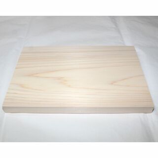 新品・未使用　国産ヒノキ◆まな板◆一枚板の国産檜　厚み30ｍｍ(調理道具/製菓道具)