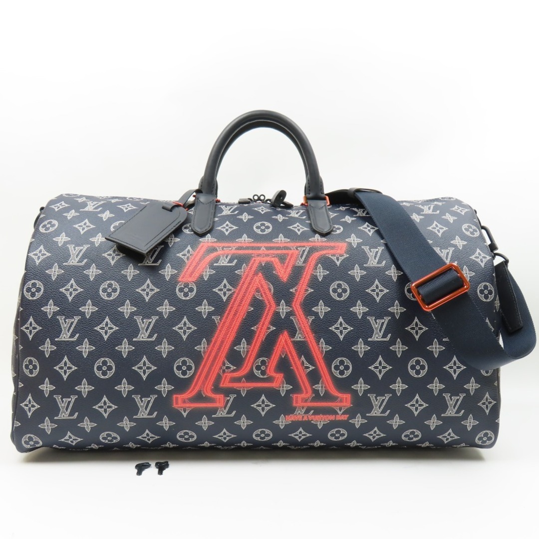 美品★LOUIS VUITTON キーポル・バンドリエール50 ショルダー付き