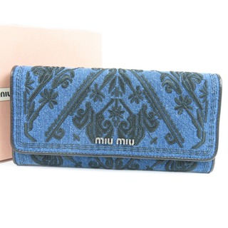 ミュウミュウ 財布(レディース)（デニム）の通販 31点 | miumiuの