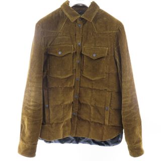 モンクレール(MONCLER)の未使用品 MONCLER モンクレール ダウン 服 トップス アウター グルノーブル 175/84A 2 コーデュロイ キルティング  ダウンジャケット コットン/ポリウレタン/ダウン ブラウンカーキ メンズ【中古】(ダウンジャケット)