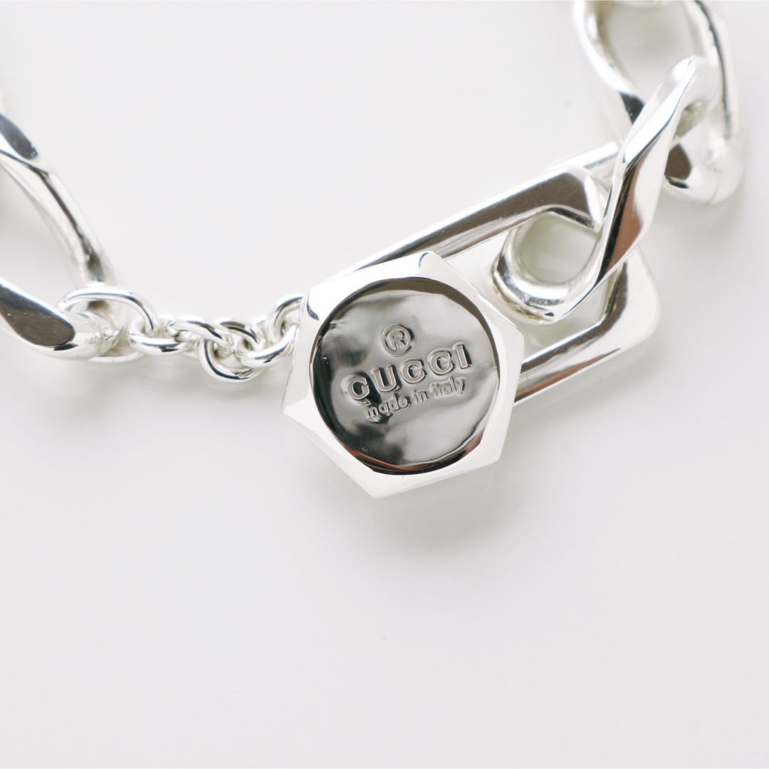 GUCCI グッチ ヘキサゴン #19 シルバー 925 トグル ブレスレット