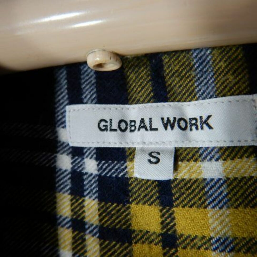 GLOBAL WORK(グローバルワーク)のo7148　グローバル　ワーク　長袖　チェック　デザイン　ボタンダウン　シャツ　 メンズのトップス(シャツ)の商品写真