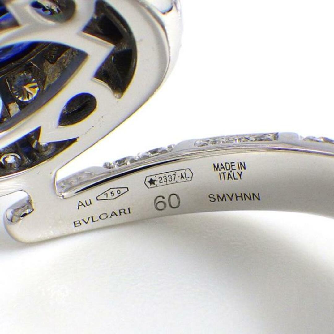 BVLGARI(ブルガリ)のブルガリ BVLGARI リング セルペンティ 355348 スネークモチーフ 1ポイント ペアシェイプ サファイア 0.58ct 2ポイント ペアシェイプ エメラルド 0.09ct パヴェ ダイヤモンド 1.39ct K18WG 19.5号 / #60 【中古】 レディースのアクセサリー(リング(指輪))の商品写真