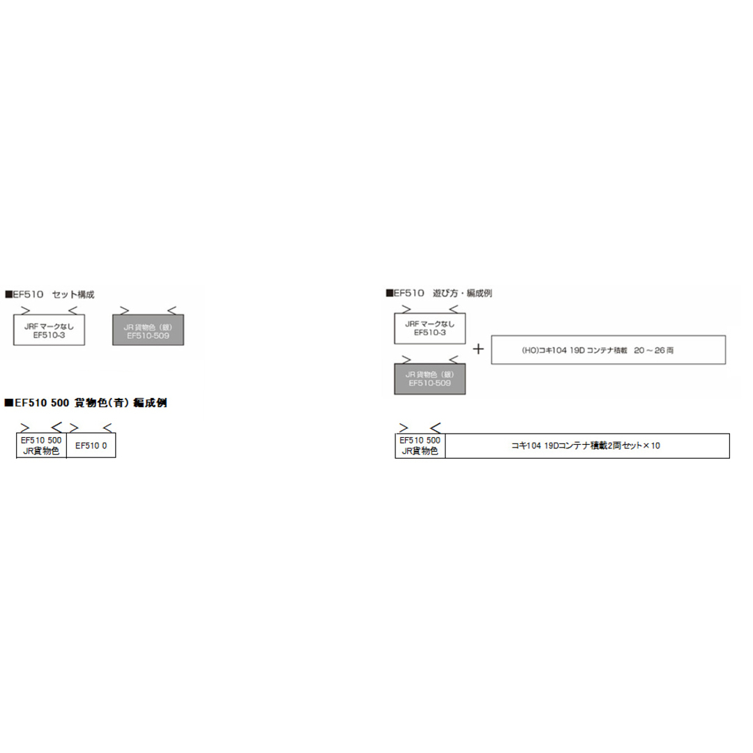 KATO HO 1-317 EF510 0 (JRFマークなし)