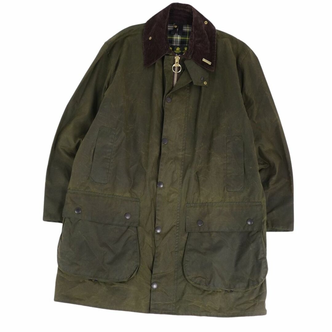 バブアー Barbour ジャケット 英国製 ビデイル BEDALE オイルドジャケット オイルドコットン ワックスドコットン アウター メンズ 40(M相当) カーキ