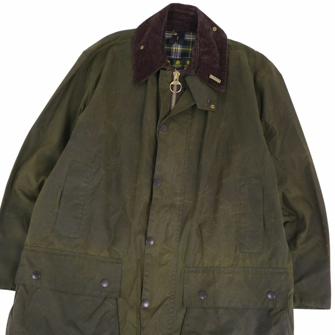 【Barbour】バブアー オイルドジャケット イングランド製 Lカーキオリーブ