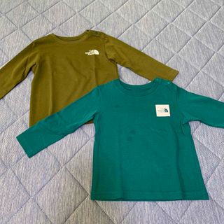 ザノースフェイス(THE NORTH FACE)のノースフェイス　ロンT   2点セット　90(Tシャツ/カットソー)