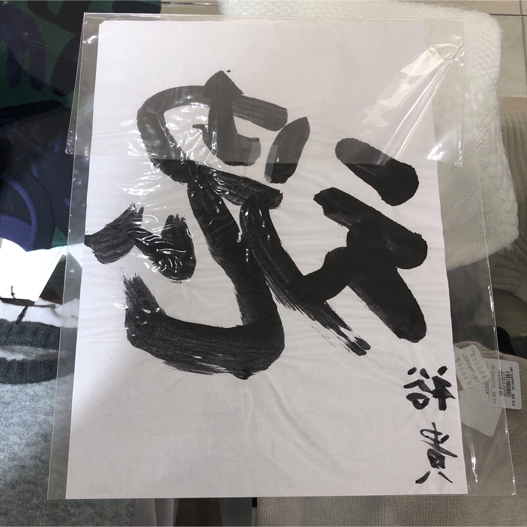 山田裕貴 直筆 書き初め 「魂」 エンタメ/ホビーのタレントグッズ(男性タレント)の商品写真