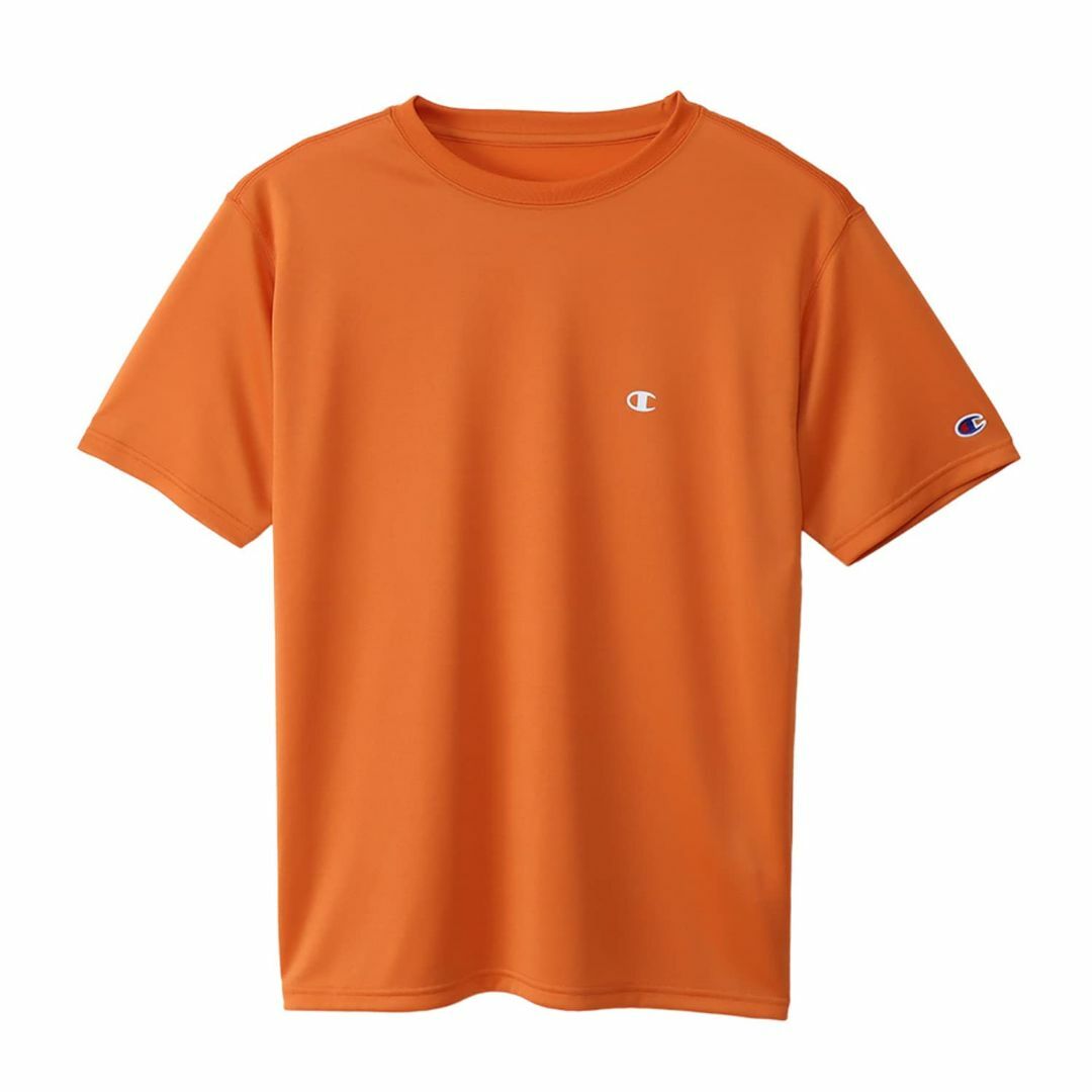 [チャンピオン] Tシャツ 半袖 丸首 UVカット 速乾 ワンポイントロゴ ショ