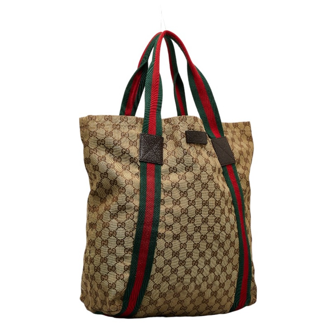 Gucci - グッチ GGキャンバス シェリーライン トートバッグ 189669