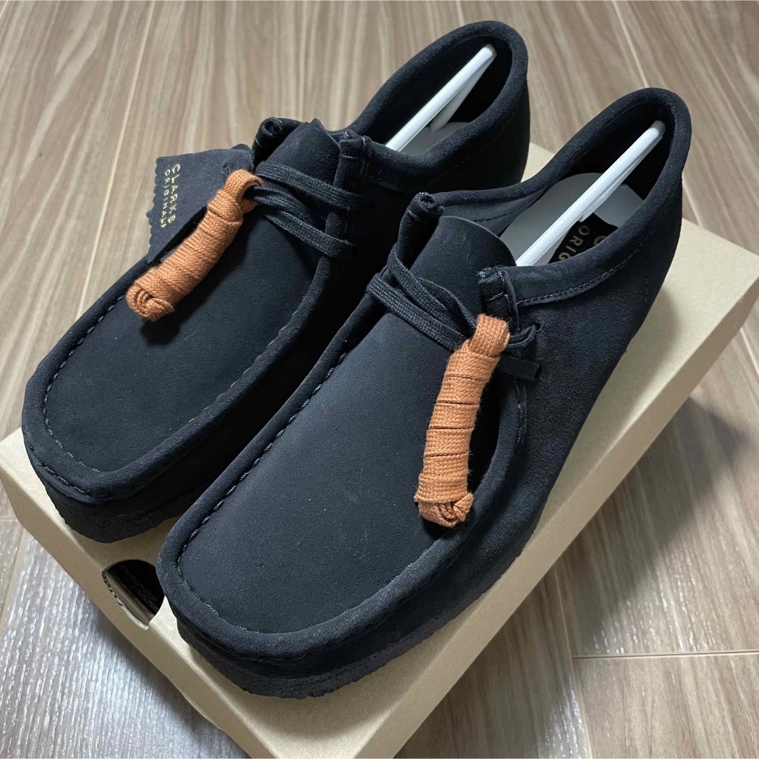 新品未使用 クラークス ワラビー ブラック 25cm Clarks