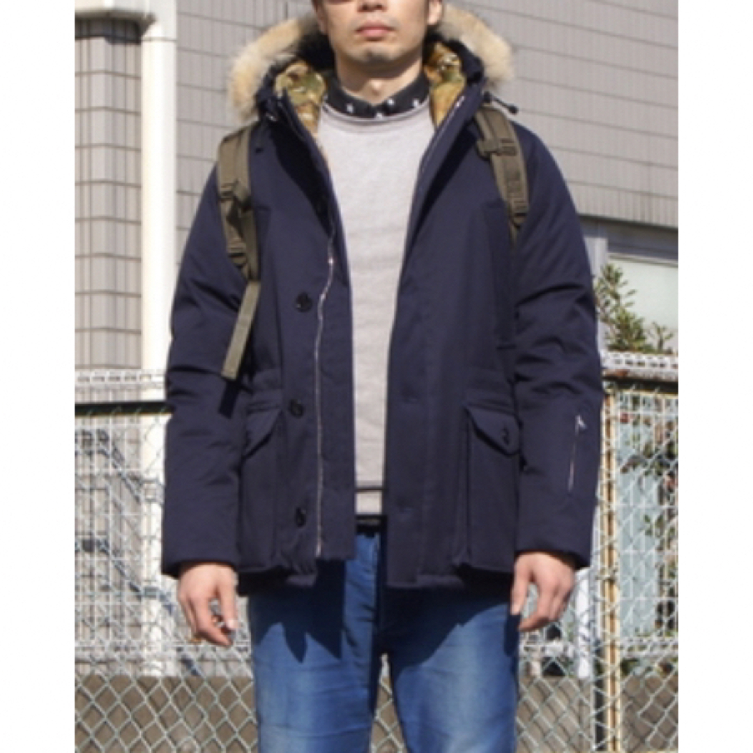 SOPHNET.(ソフネット)のsophnet 2LAYER WOOL FUR DOWN JACKET メンズのジャケット/アウター(ダウンジャケット)の商品写真