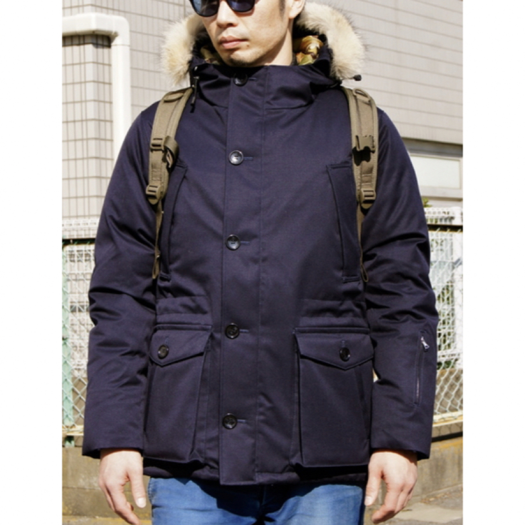 SOPHNET.(ソフネット)のsophnet 2LAYER WOOL FUR DOWN JACKET メンズのジャケット/アウター(ダウンジャケット)の商品写真