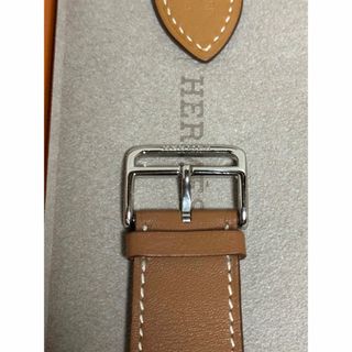 Hermes - apple watch専用 hermes レザーストラップ 45mm対応ゴールド