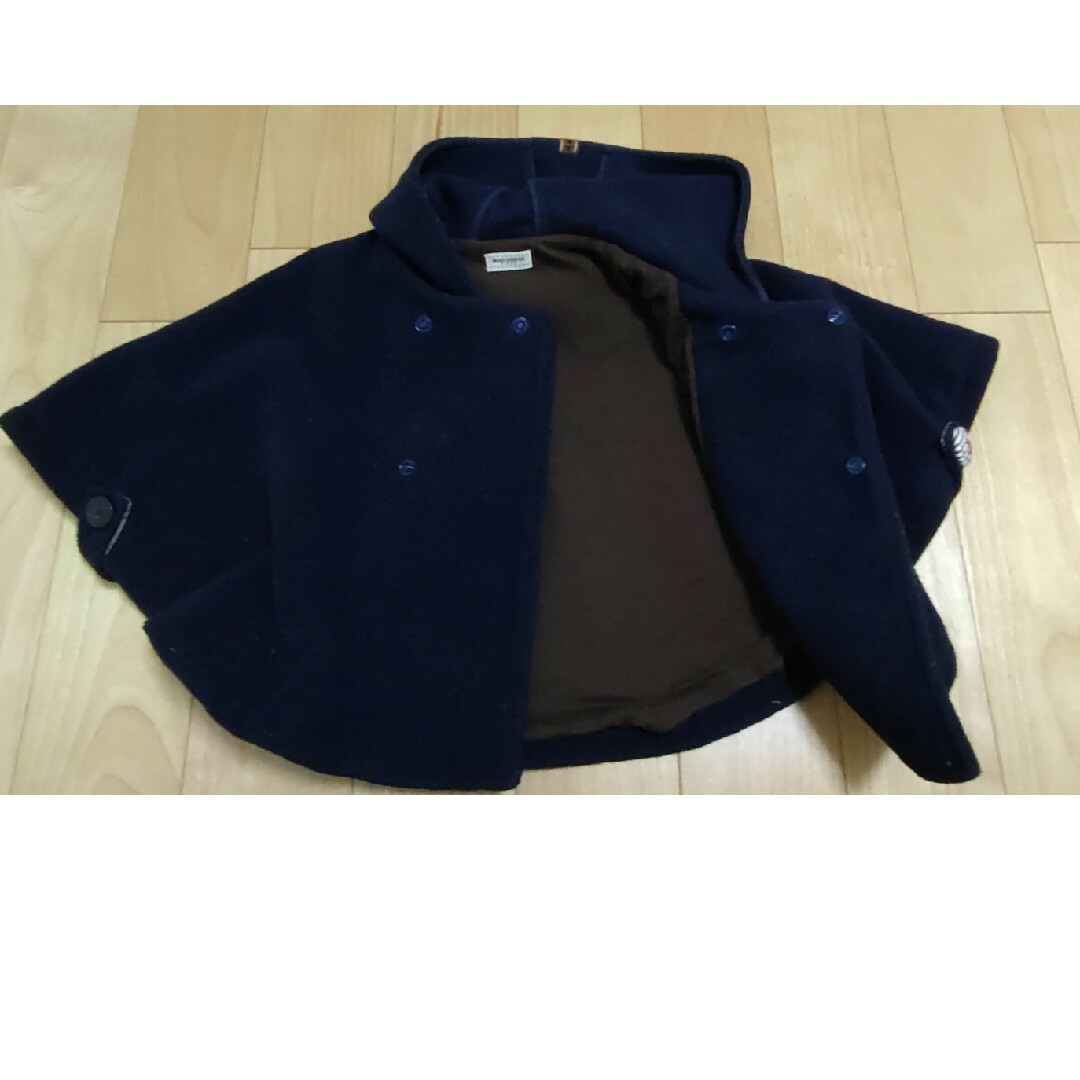 mikihouse(ミキハウス)のミキハウスポンチョ キッズ/ベビー/マタニティのベビー服(~85cm)(ジャケット/コート)の商品写真