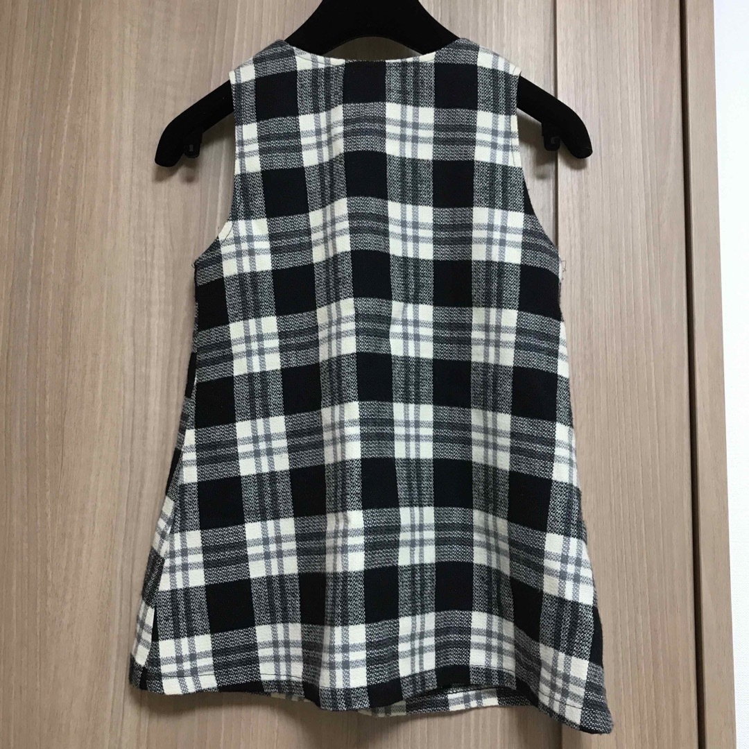 Family Plat  110cm チェック　ワンピース キッズ/ベビー/マタニティのキッズ服女の子用(90cm~)(ワンピース)の商品写真