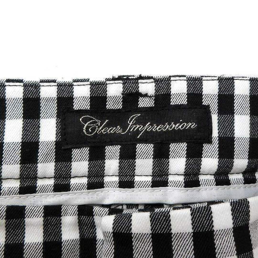 CLEAR IMPRESSION(クリアインプレッション)のCLEAR IMPRESSION ギンガムチェック ストレッチ スリム パンツ レディースのパンツ(その他)の商品写真