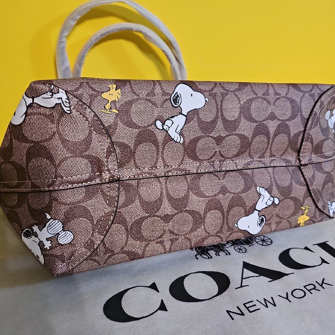 COACH - コーチ スヌーピー トートバッグ COACH 新作 ウッドストック