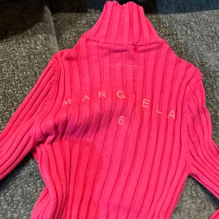 マルタンマルジェラ(Maison Martin Margiela)のMARGELAピンクニット美品(ニット/セーター)