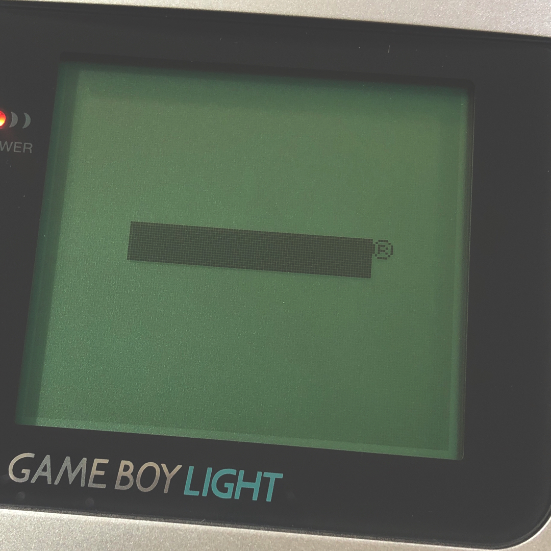 ゲームボーイ(ゲームボーイ)のほぼ未使用　ゲームボーイライト ゴールド　ゲームボーイ LIGHT エンタメ/ホビーのゲームソフト/ゲーム機本体(携帯用ゲーム機本体)の商品写真