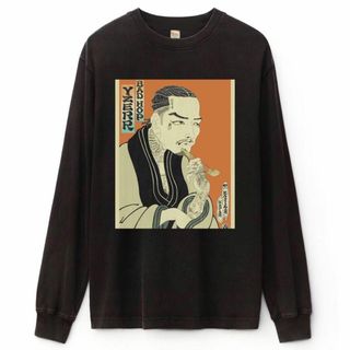 YZERR BADHOP ロンＴ rap hiphop music(Tシャツ/カットソー(七分/長袖))