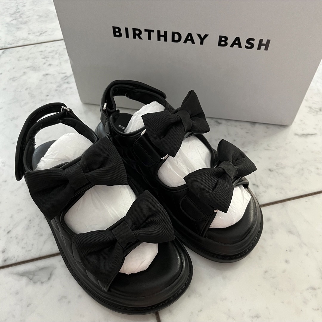 即日発送】BIRTHDAY BASH♡リボンキルティングサンダル | www.darquer.fr