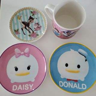 ディズニー(Disney)のディズニー　マグカップ　小皿　セット(食器)