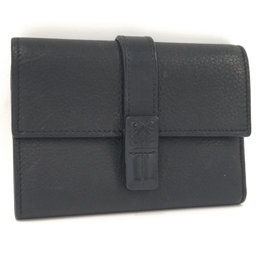 LOEWE - LOEWE 三つ折り財布 スモール バーティカルウォレット レザー