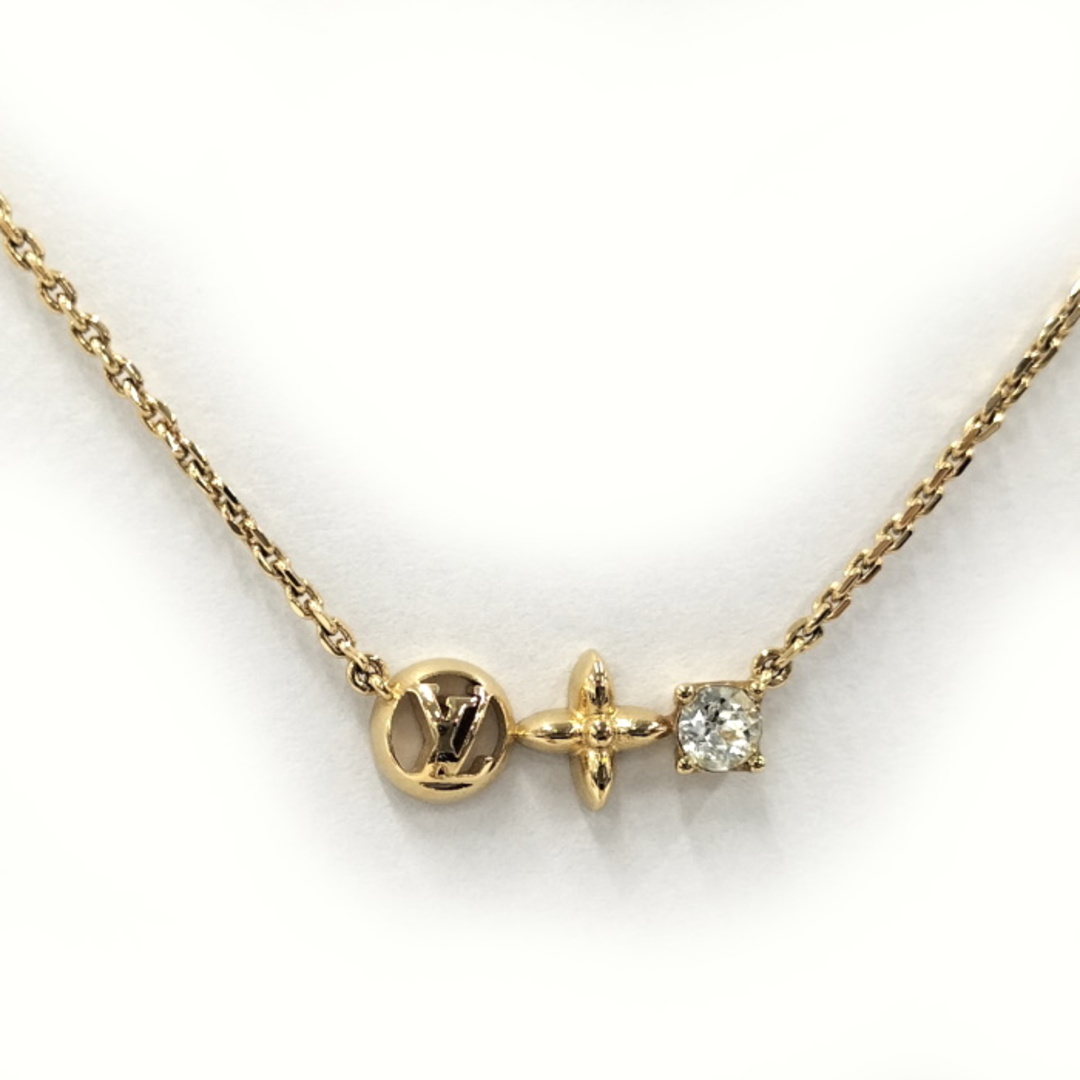 LOUIS VUITTON ネックレス コリエ プティ ルイ メッキ ゴールド-