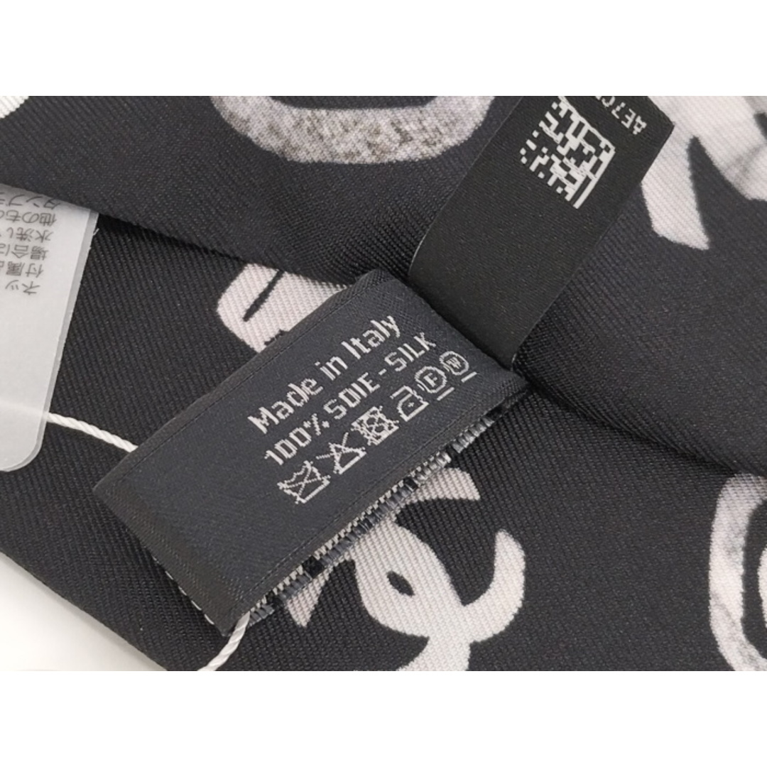 CHANEL - CHANEL スカーフ リボン シルク ブラックの通販 by CHANEL - CHANEL スカーフ リボン シルク ブラックの通販 by