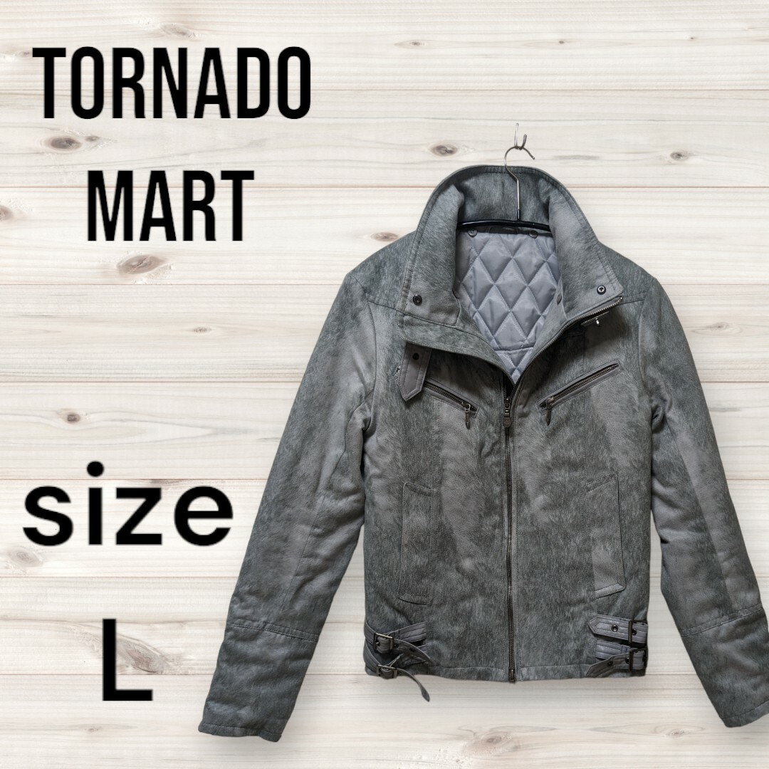 TORNADO MART ライダース風ジャケット-