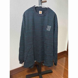 ユーアールビーエス(URBS)のSEESEE SUPER BIG FLAT LONG-SLEEVE BOADER(Tシャツ/カットソー(七分/長袖))