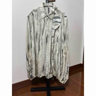 新品未使用！即完売品！【MASU】FUR PRINT SILK SHIRTS